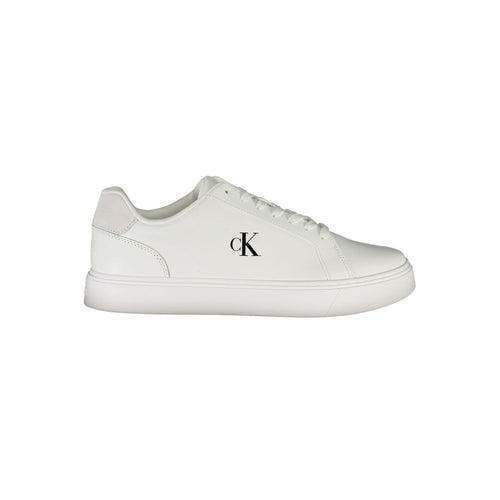 Calvin Klein Weißes Leder Herren Sneaker