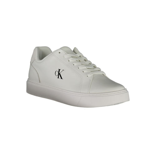 Calvin Klein Weißes Leder Herren Sneaker