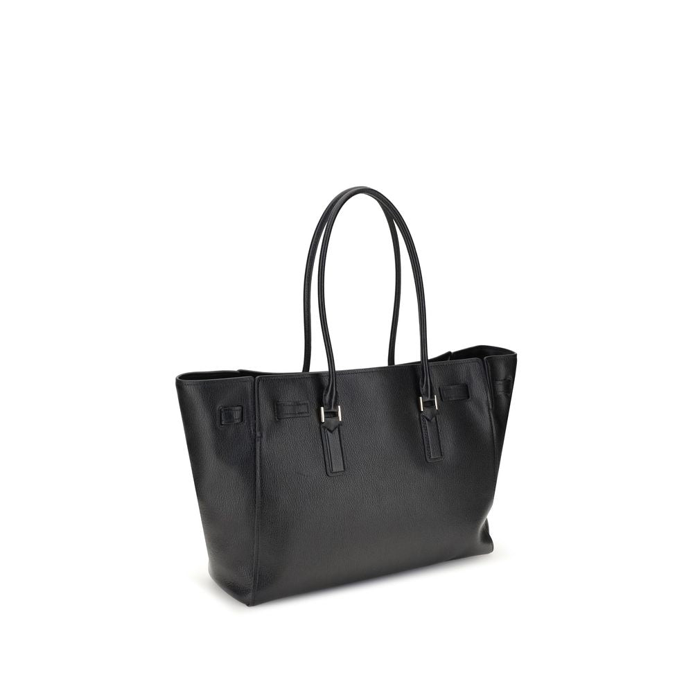 Michael Kors Black Calfskin Shoulder Bag Bos Taurus
