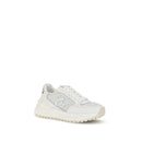 PINKO Weiße Kalbshaut Bos Taurus Chunky Sneakers