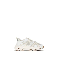 PINKO Weiße Kalbshaut Bos Taurus Chunky Sneakers