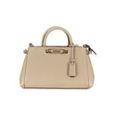 Guess Jeans Beige Polyethylen Frauen Handtasche