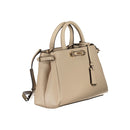 Guess Jeans Beige Polyethylen Frauen Handtasche