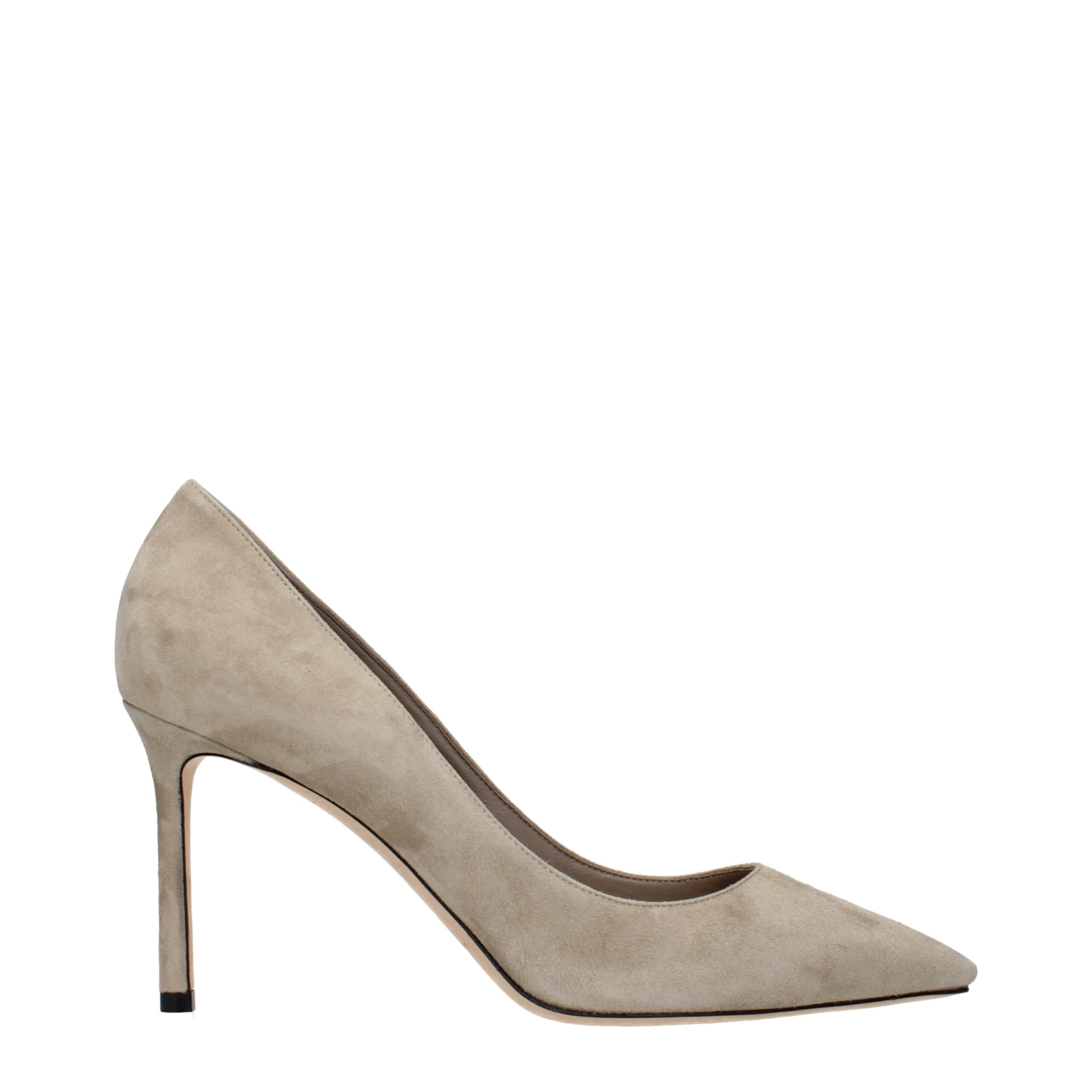 Jimmy Choo Graue Lederpumps