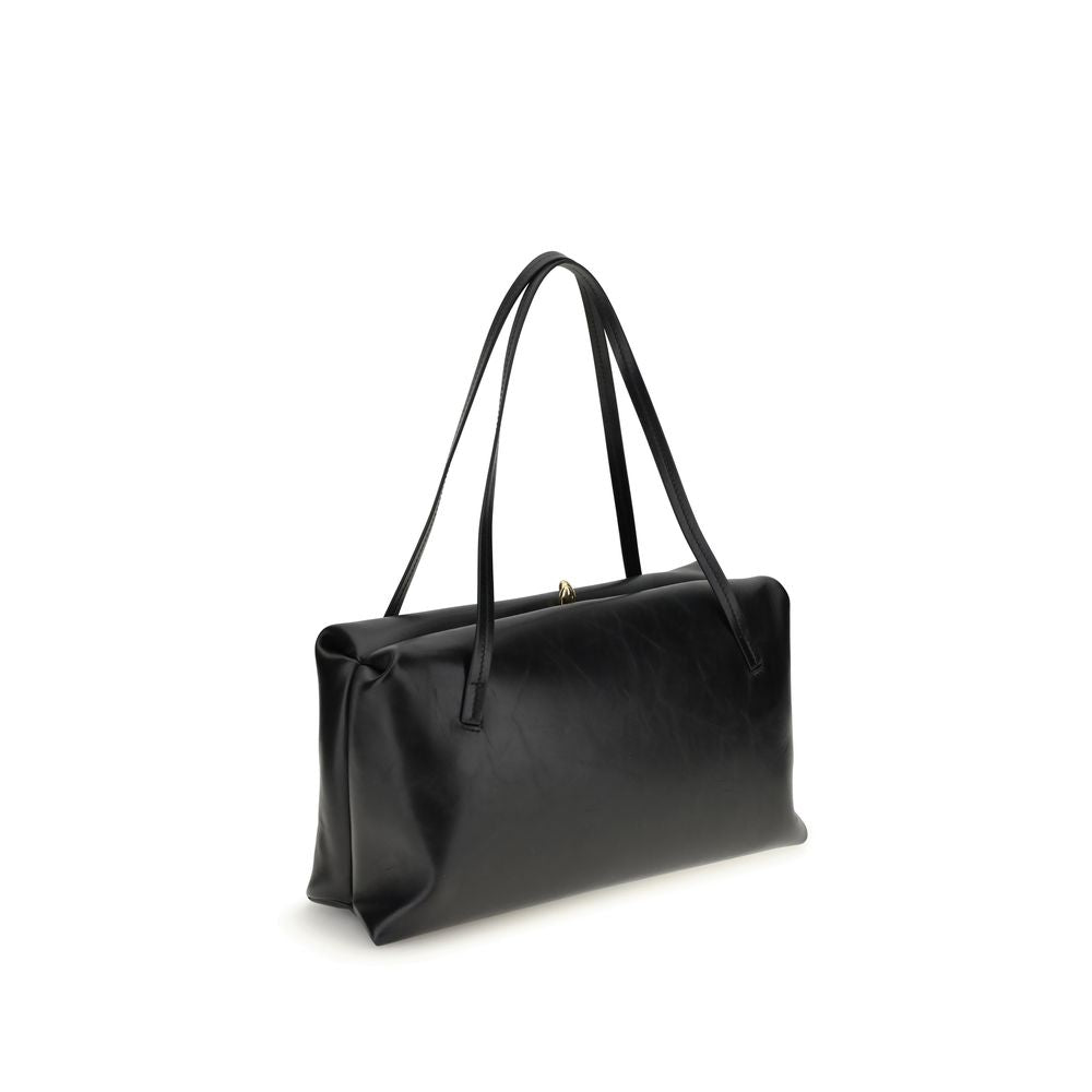 Jil Sander Black Calfskin Bag Bos Taurus