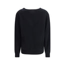 Allude Schwarzer Kaschmirpullover