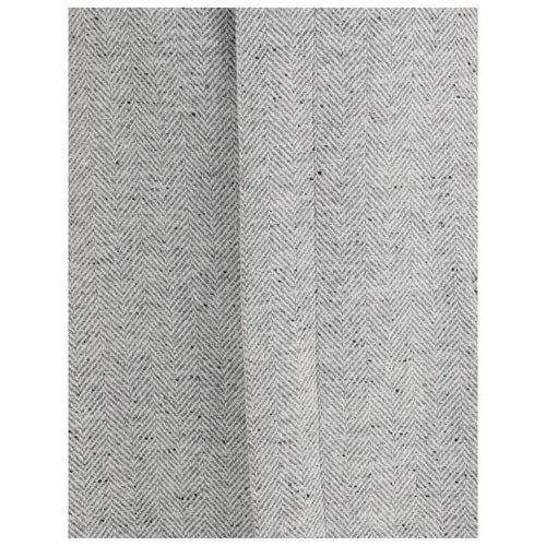 Lardini Grauer Wollmantel aus Fleece