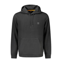 Hugo Boss Schwarzer Baumwollpullover für Männer