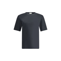 Saint Laurent Schwarzes Baumwoll-T-Shirt