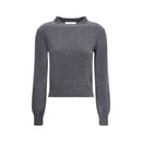 Ami Paris Grauer Kaschmir-Pullover