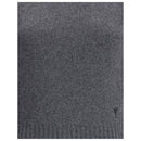 Ami Paris Grauer Kaschmir-Rollkragenpullover