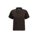 Margiela Brown Viscose Polo Shirt