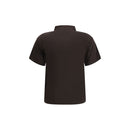 Margiela Brown Viscose Polo Shirt