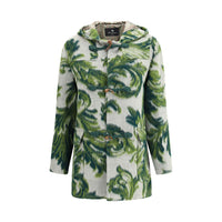 Etro Grüner Wollmantel