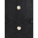 Balmain Schwarzes Cocktailkleid aus Viskose