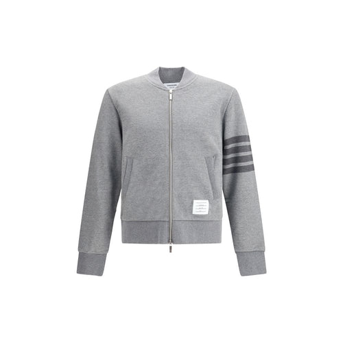 Thom Browne Grauer Baumwoll-Sweatshirt