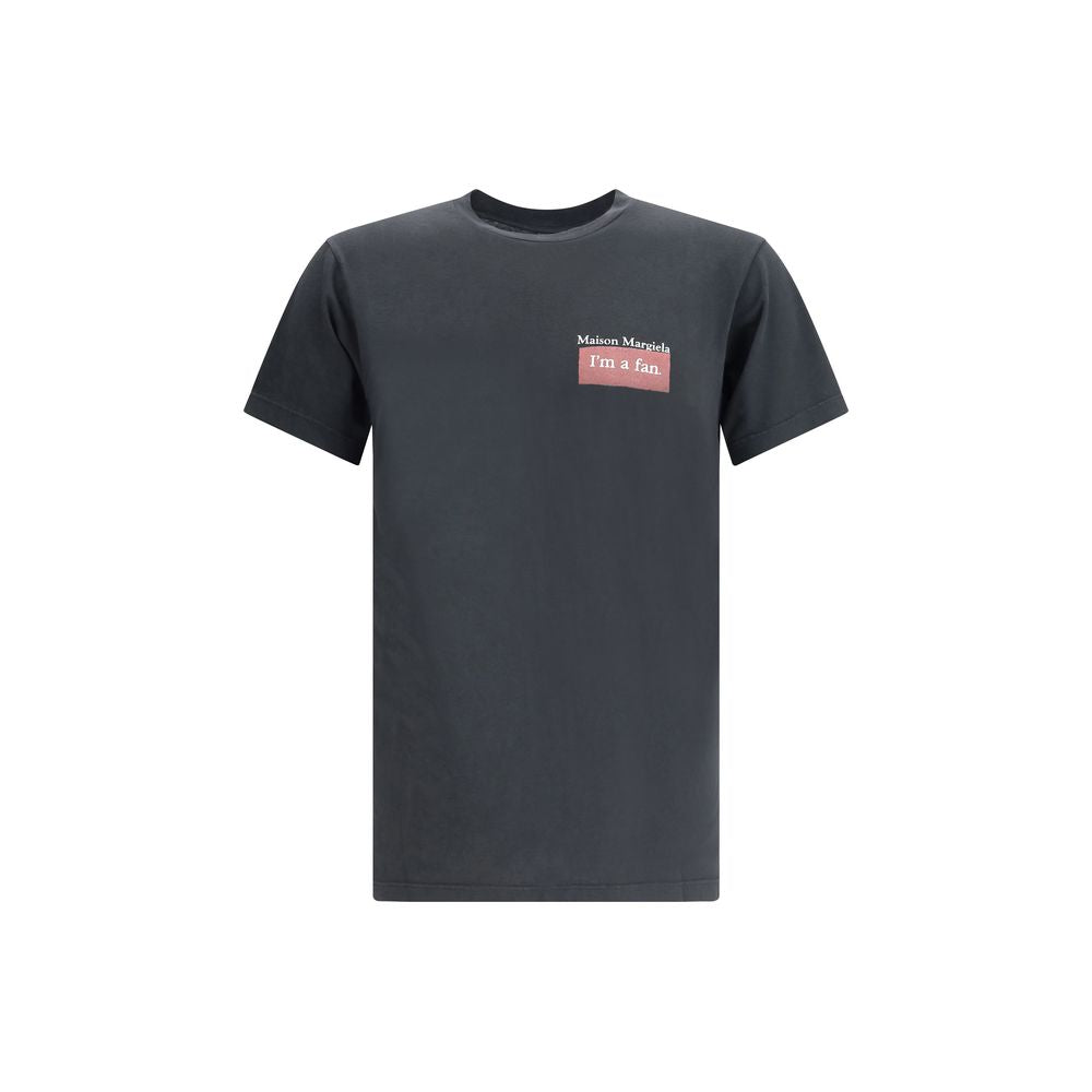 Margiela Schwarzes Baumwoll-T-Shirt