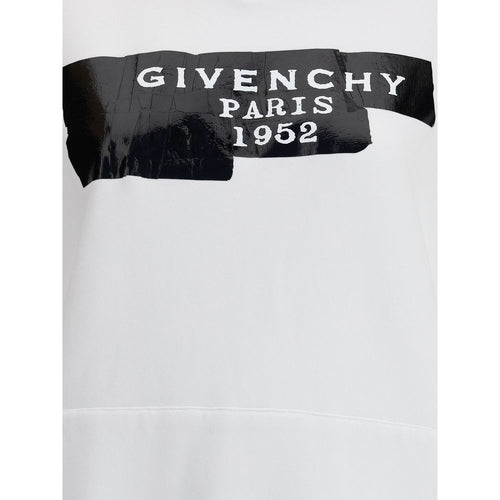 Givenchy Baumwoll-Sweatshirt in Reinweiß