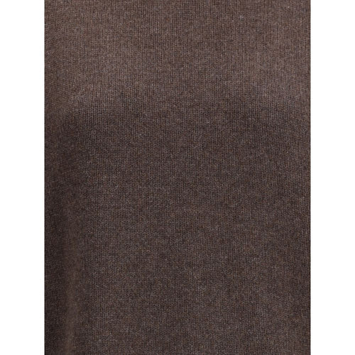 Brunello Cucinelli Brauner Kaschmir-Rollkragenpullover