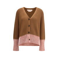 Marni Brauner Viskose-Cardigan