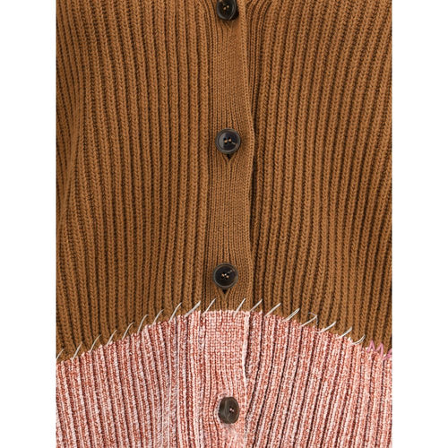 Marni Brauner Viskose-Cardigan