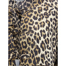 Ganni Baumwollhemd mit Muster in Multicolor