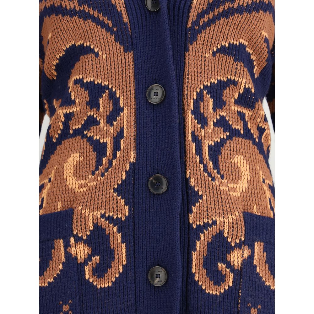 Etro Wollcardigan in Multicolor