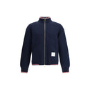 Thom Browne Blauer Baumwoll-Bomberjacke