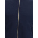 Thom Browne Blauer Baumwoll-Bomberjacke