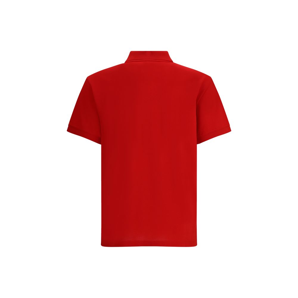 Alexander McQueen Baumwoll-Poloshirt in Rot