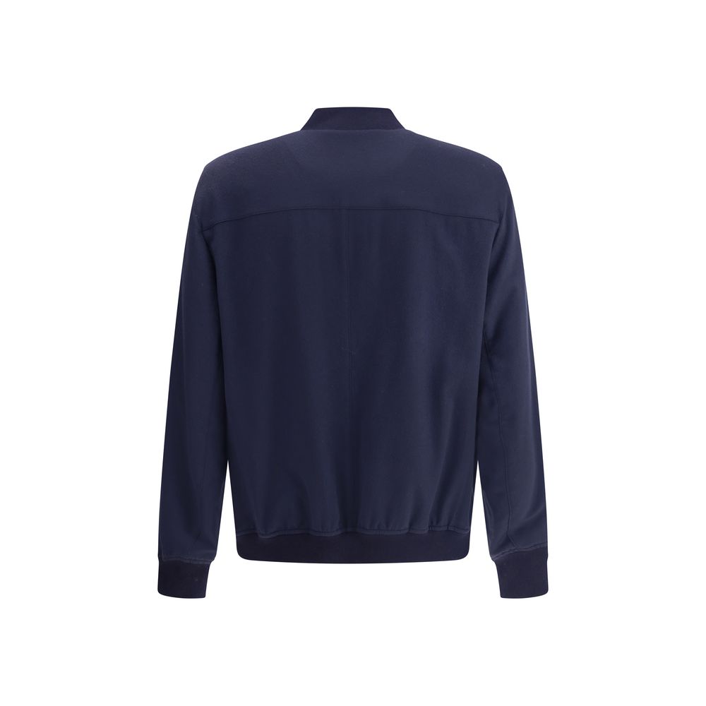 Brunello Cucinelli Blauer Kaschmir-Bomber