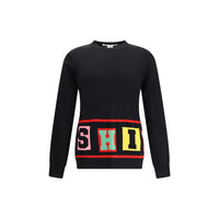 Comme Des Garçons Schwarzer Marabu-Sweatshirt