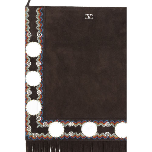 Valentino Garavani Brown Calfskin Bag Bos Taurus