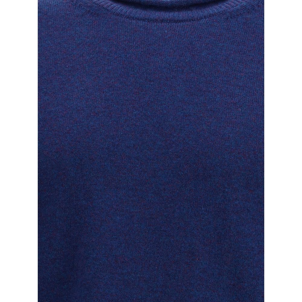 Comme Des Garçons Blauer Woll-Sweatshirt