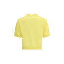 Givenchy Gelbes Woll-Poloshirt