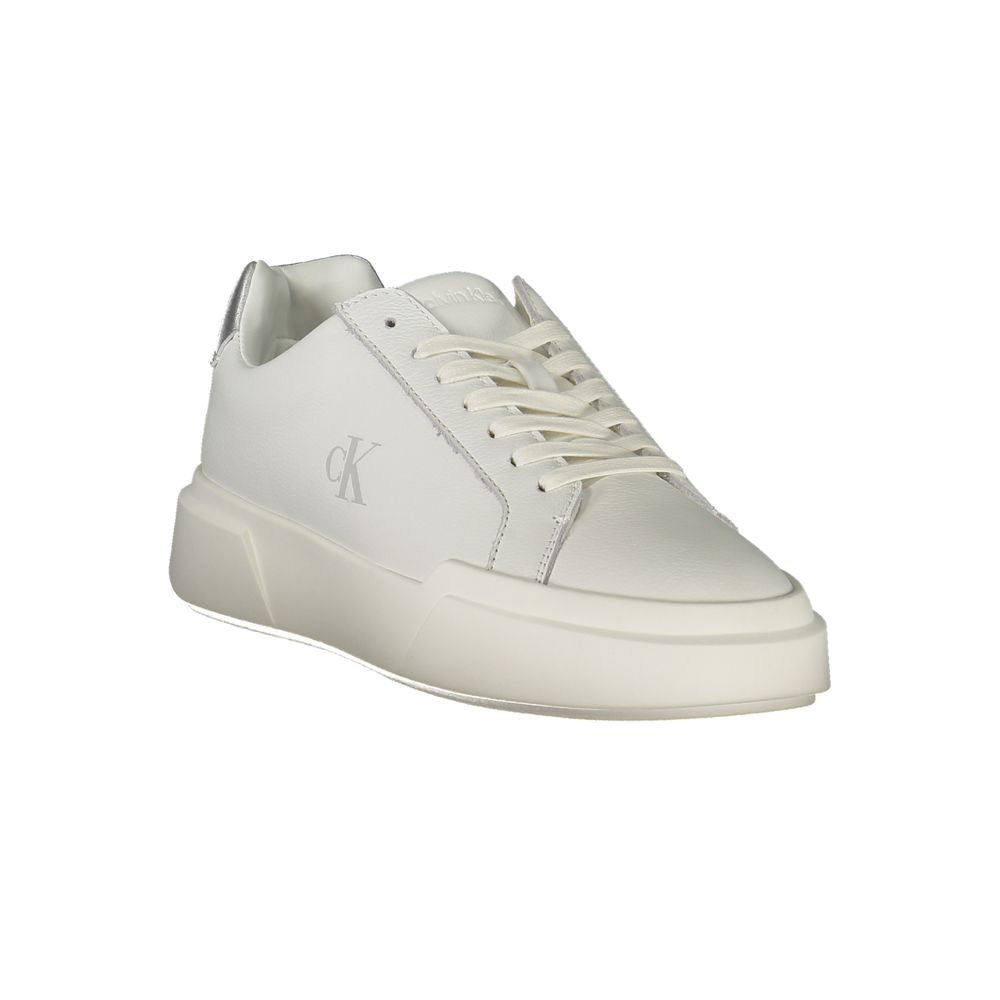 Calvin Klein Weißes Leder Damen Sneaker