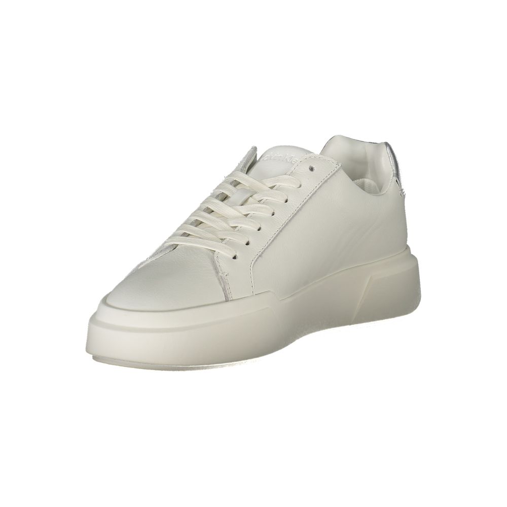 Calvin Klein Weißes Leder Damen Sneaker