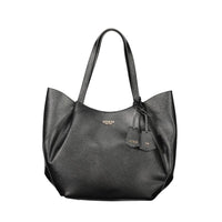 Guess Jeans Schwarz Polyethylen Frauen Handtasche