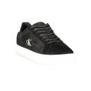 Calvin Klein Schwarzes Leder Herren Sneaker