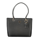 Guess Jeans Schwarz Polyethylen Frauen Handtasche