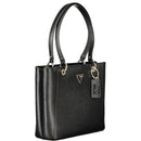 Guess Jeans Schwarz Polyethylen Frauen Handtasche