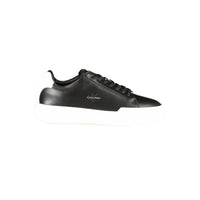 Calvin Klein Black Leather Men's Sneakers