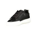 Calvin Klein Black Leather Men's Sneakers