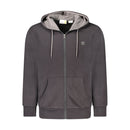 Timberland Black Cotton Pullover for Men with Hood and Zip