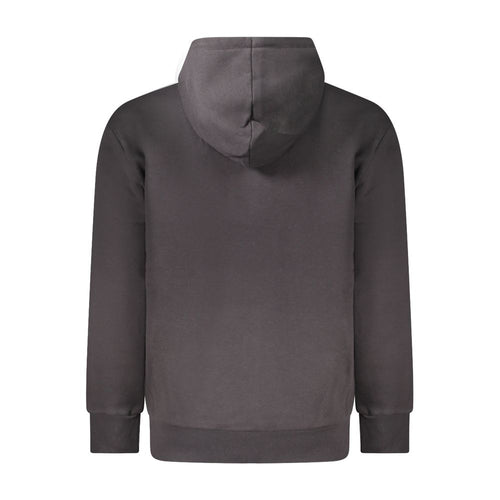 Timberland Black Cotton Pullover for Men with Hood and Zip