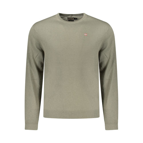 Napapijri Green Wool Sweater for Men