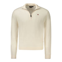 Napapijri White Wool Sweater for Men