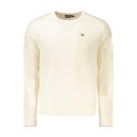 Napapijri White Wool Sweater for Men