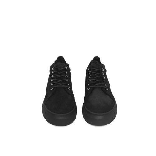 Cerruti 1881 Black Women's Sneakers in Calfskin Leather