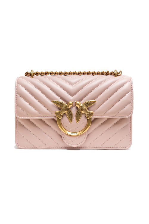 PINKO Powder Pink Love One Mini Umhängetasche